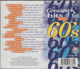 V/A: Greatest Hits Of The 60's. CD (Käyt)