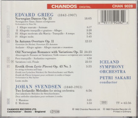 Grieg / Svendsen / Petri Sakari: Old Norwegian Romance etc. CD (Käyt)