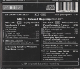 Edvard Grieg / Okko Kamu: Symphony In C Minor/ In Autumn 2CD (Käyt)