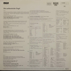 Gustav Leonhardt: Die authentische Orgel LP (Käyt)