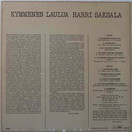 Harri Saksala: Kymmenen laulua LP (Käyt)