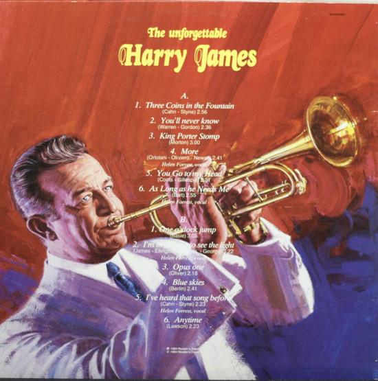 Harry James: The Unforgettable Harry James LP (Käyt)