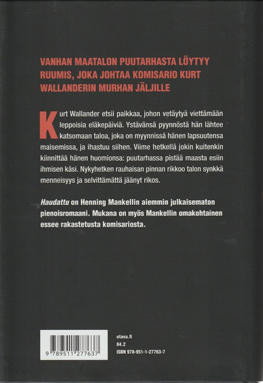 Henning Mankell: Wallander - Haudattu K4 (Käyt)