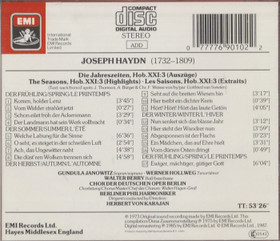 Haydn / Karajan: Die Jahreszeiten CD (Käyt)
