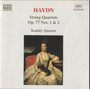 Haydn / Kodály Quartet: String Quartets Op. 77 Nos. 1 & 2. CD (Käyt)