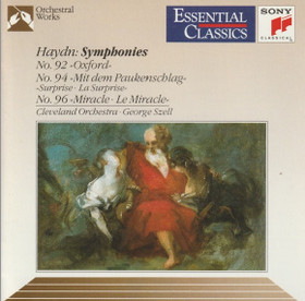 Haydn / George Szell: Symphonies No. 92 / No. 94 / No. 96. CD (Käyt)