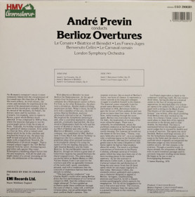 Hector Berlioz / André Previn: Berlioz Overtures LP (Käyt)