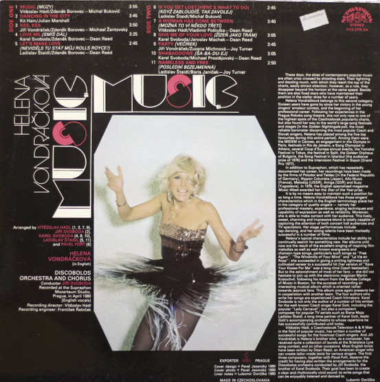 Helena Vondráčková: Music LP (Käyt)