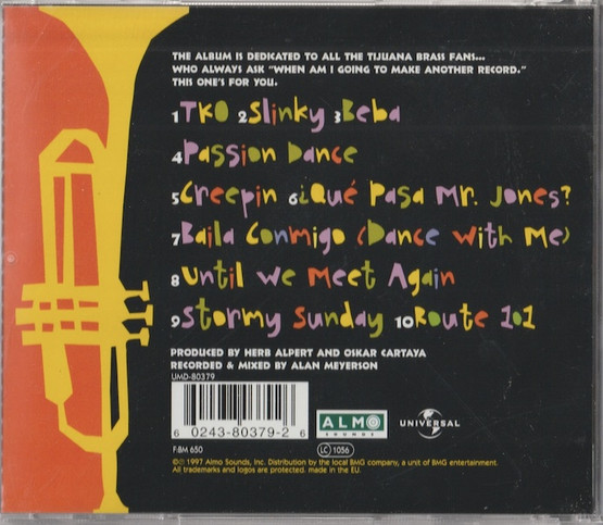 Herb Alpert: Passion Dance CD (Käyt)