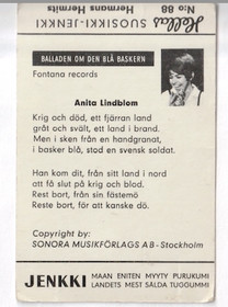 Suosikki-Jenkki keräilykortti N:o 88 - Hermans Hermits K3. (Käyt)