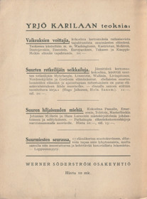 Yrjö Karilas: Historiallisia kaskuja K3 (Käyt)