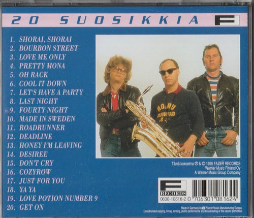 Hurriganes: Get On - 20 suosikkia CD (Käyt)