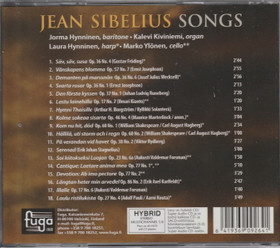 Jean Sibelius / Jorma Hynninen: Songs (illalle - To Evening) SACD Käyt