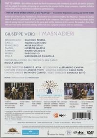 Verdi / Prestia / Machado / Ruciński / Luisotti: I Masnadieri DVD Käyt