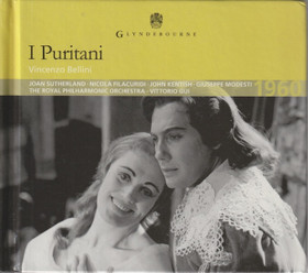 Bellini / Sutherland / Filacuridi / Kentish / Gui: I Puritani CD+kirja