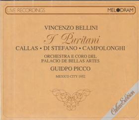 Bellini / Callas /Di Stefano /Campolonghi / Picco: I Puritani 2CD Käyt