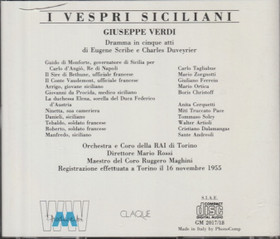 Verdi / Tagliablue / Ferrein / Rossi: I vespi Siciliani 2CD (Käyt)