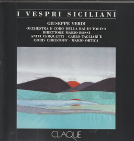 Verdi / Tagliablue / Ferrein / Rossi: I vespi Siciliani 2CD (Käyt)