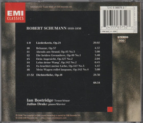 Schumann / Ian Bostridge / Julius Drake:  Liederkreis Op.24. CD (Käyt)