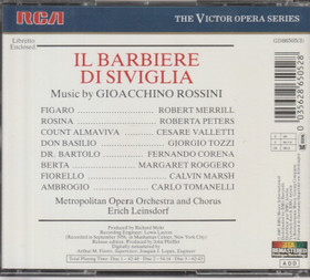 Rossini /Leinsdorf /Trucco / Adler: Il Barbiere Di Siviglia 3CD (Käyt)