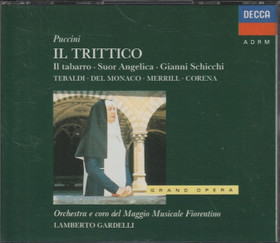 Puccini / Tebaldi /  Lamberto Gardelli: Il Trittico 3CD (Käyt)