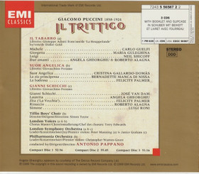 Puccini / Pappano: Il Trittico 3CD Box (Käyt)