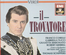 Verdi / Corelli / Tucci /Simionato /Schippers: Il Trovatore 2CD (Käyt)