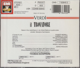 Verdi / Corelli / Tucci /Simionato /Schippers: Il Trovatore 2CD (Käyt)