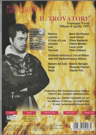 Verdi / Del Monaco / Gencer / Bastianini / Benaglio: Il Trovatore DVD