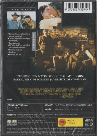 Intohimon tuulet DVD (Mint)