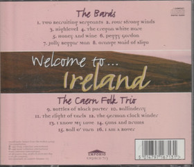 Bards & The Caern Folk Trio: Welcome To Ireland CD (Käyt)