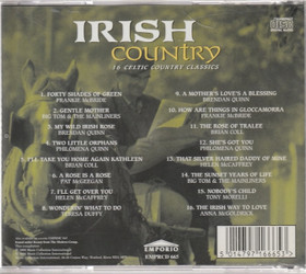 V/A: Irish Country (16 Celtic Country Classics) CD (Käyt)
