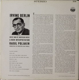 Poliakin, Cond / Irving Berlin: Great Man of American Music LP (Käyt)