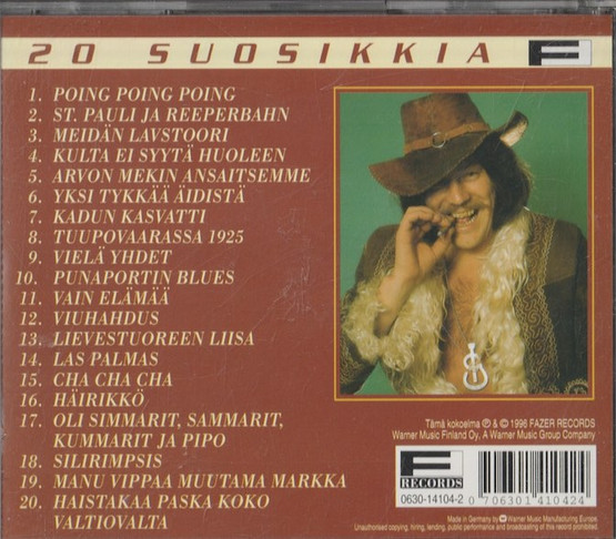 Irwin Goodman: Vain elämää - 20 suosikkia CD (Käyt)