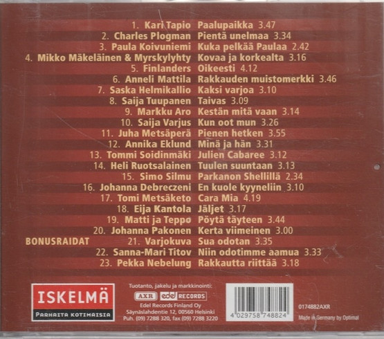 V/A: Iskelmä #6 - 20 radiohittiä CD (Käyt)