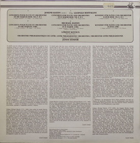 J. Haydn / Hoffmann / M. Haydn / Kovács: Flute Concertos LP (Käyt)