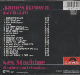 James Brown: The CD Of JB (Sex Machine And Other Soul Classics) (Käyt)