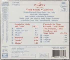 Janáček: Violin Sonata / Capriccio / Romande / Dumka / Allegro CD Käyt
