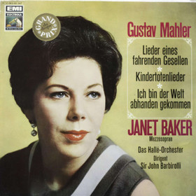 Janet Baker: Gustav Mahler LP (Käyt)