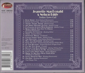 Jeanette MacDonald & Nelson Eddy: Indian Love Call CD (Käyt)