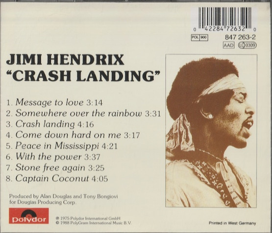 Jimi Hendrix: Crash Landing CD (Käyt)