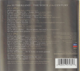 Joan Sutherland: The Voice Of The Century 2CD+Kirja (Käyt)