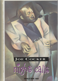 Joe Cocker: Night Calls World Tour 1992 Program - kiertuekirja (K3)