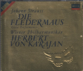 Johann Strauss/ von Karajan: Die Fledermaus -Gala Performance 2CD Käyt