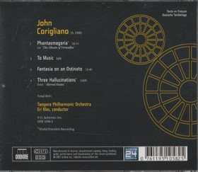 Corigliano / Tampere PO /Klas: Phantasmagoria, To Music etc. CD (Käyt)