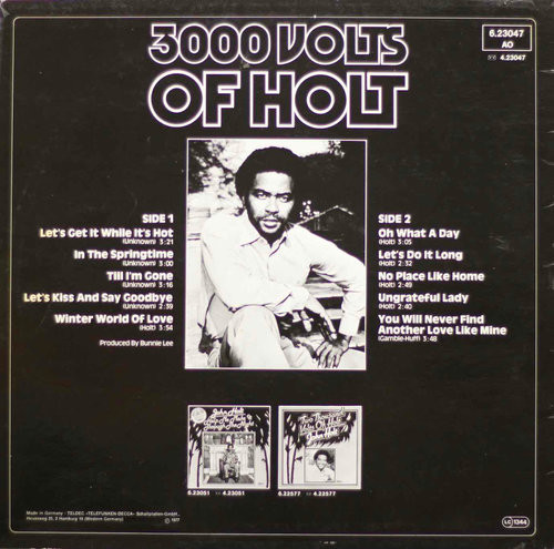 John Holt: 3000 Volts Of Holt LP (Käyt)