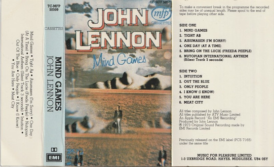 John Lennon: Mind Games MC (Käyt)