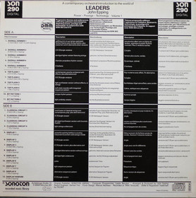 John Epping: Leaders Vol. 1 LP (Käyt)