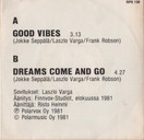 Jokke Seppälä: Good Vibes / Dreams Come and Go 7