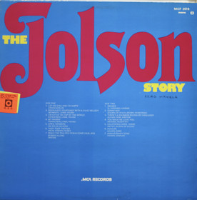 Al Jolson: The Jolson Story (His Greatest Hits) LP (Käyt)